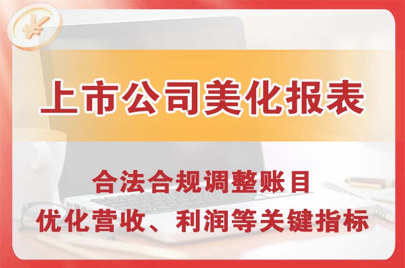 阳西上市公司美化报表