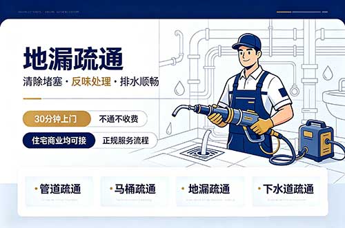 阳西地漏疏通