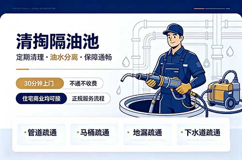 阳西清掏隔油池